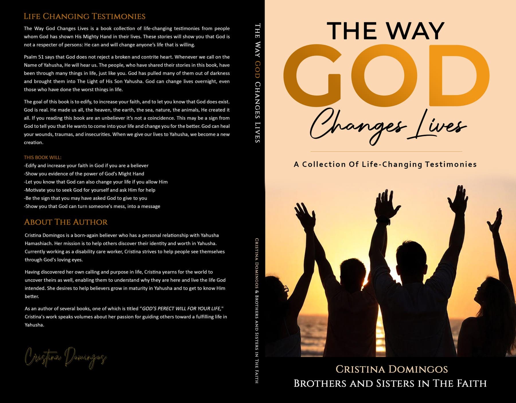 The Way God Changes Lives full front, spine, and back cover spread