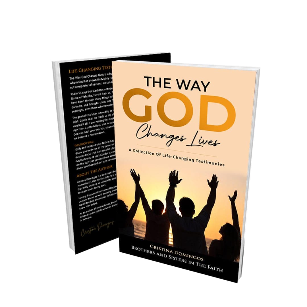 The Way God Changes Lives book cover mockup by Cristina Domingos